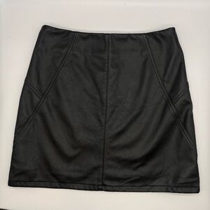 She + Sky faux Leather Skirt